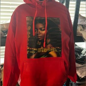 Juneteenth beautiful hoodie red soft inside beautiful color must have